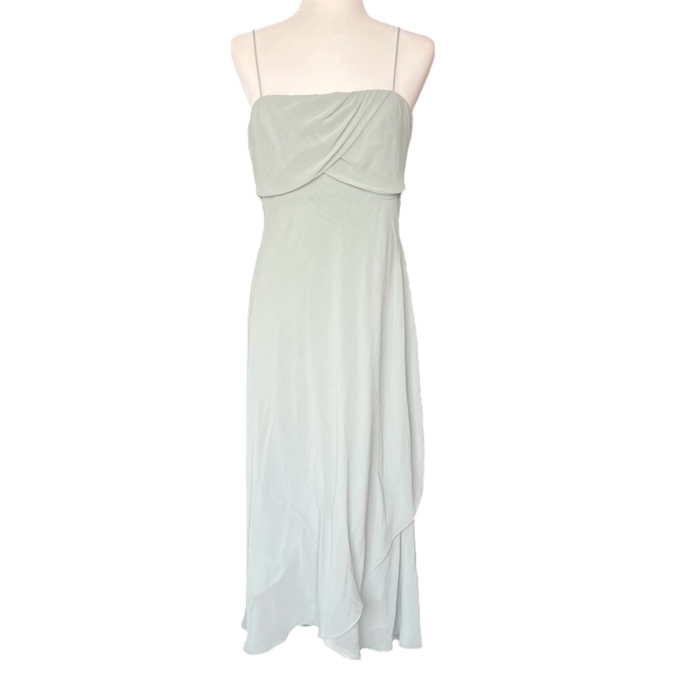 NWT Alex Evenings sage green midi formal bridesmaid guest dress Size 10